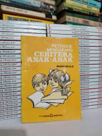 Image of Petunjuk mengarang cerita anak anak